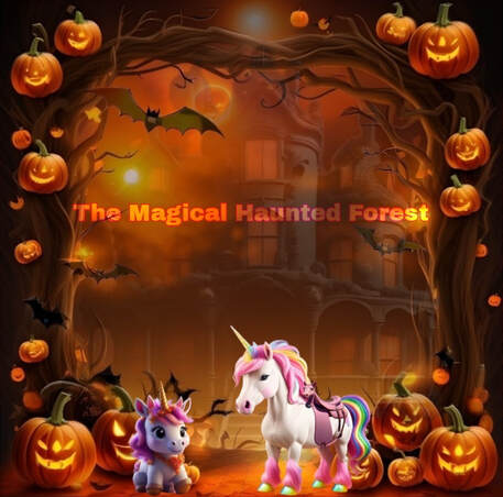 Sparkles The Unicorn,the magical haunted forest,sparkles the unicorn book,phoebe cooper
