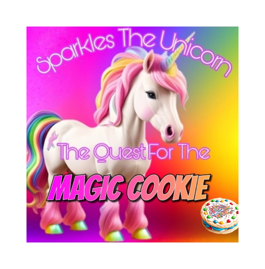 childrens book,books about unicorns,unicorn bookd,sparkles the unicorn book, sparkles the unicorn the quest for the magic cookie book,the quest for the magic cookie book,the magic cookie book,magic cookie book